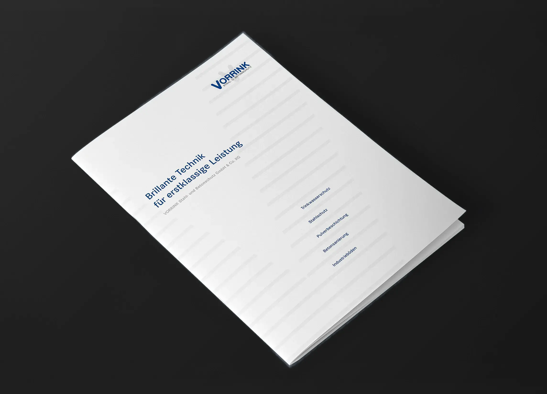 Vorrink Designagentur Notthoff Editorial Broschuere Cover 1