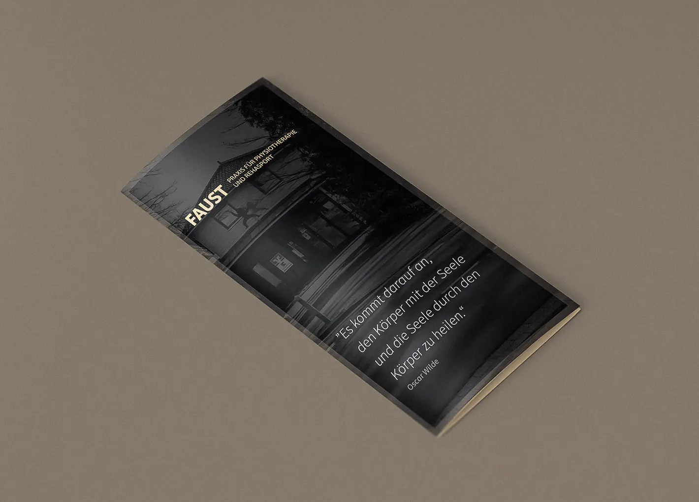 Faust Physiotherapie Notthoff Corporate Design Folder 2