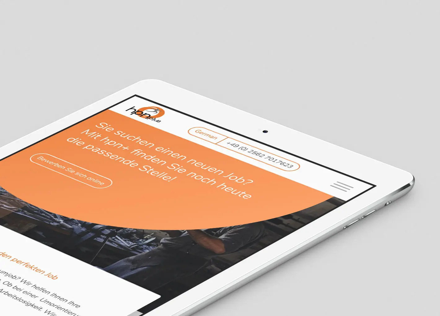 Corporate Website HPN Plus design by notthoff 2