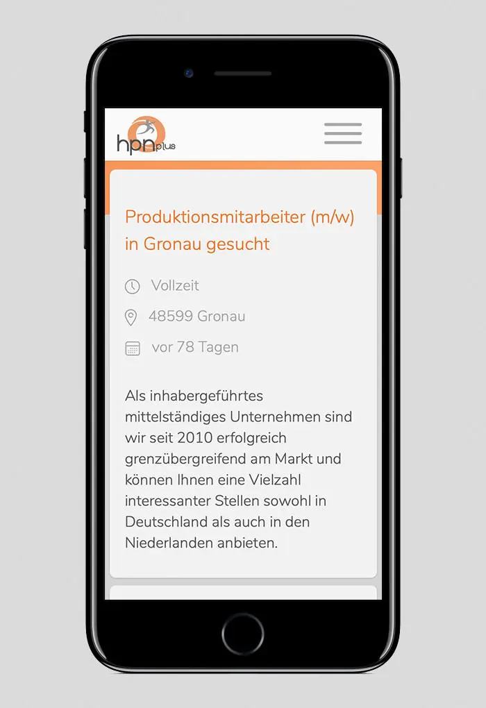 Corporate Website HPN Plus design by notthoff 5