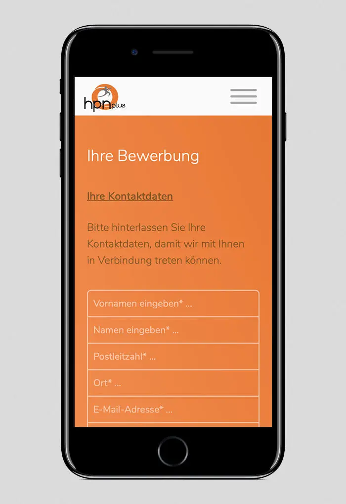 Corporate Website HPN Plus design by notthoff 6