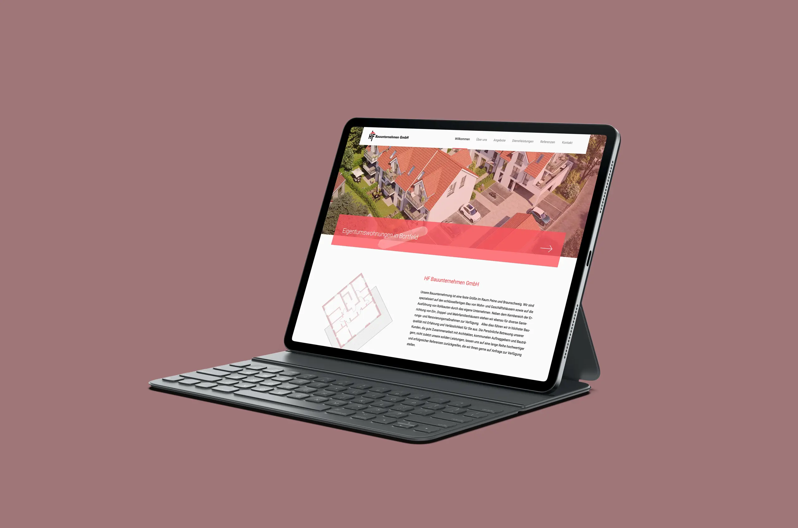 Website Bauunternehmen design by notthoff 3