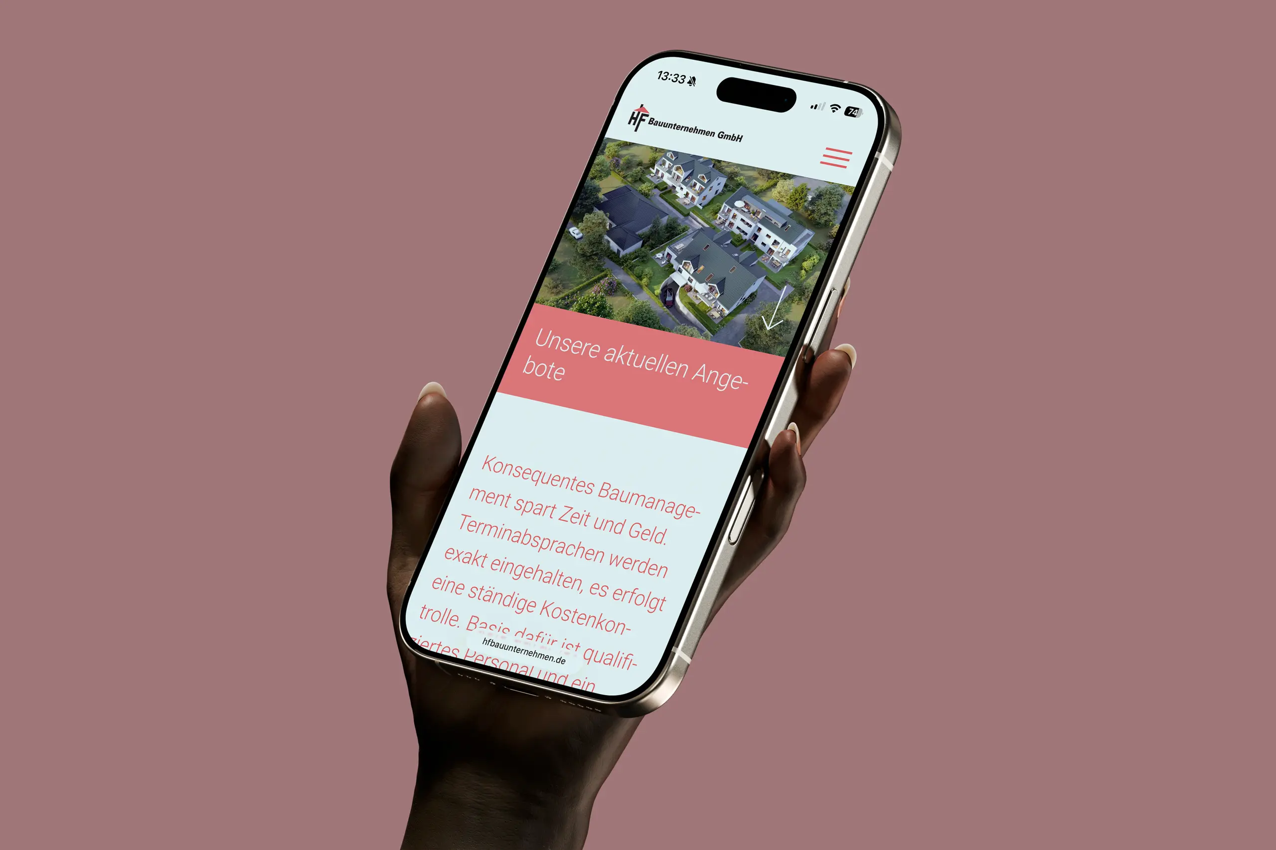 Website Bauunternehmen design by notthoff 4