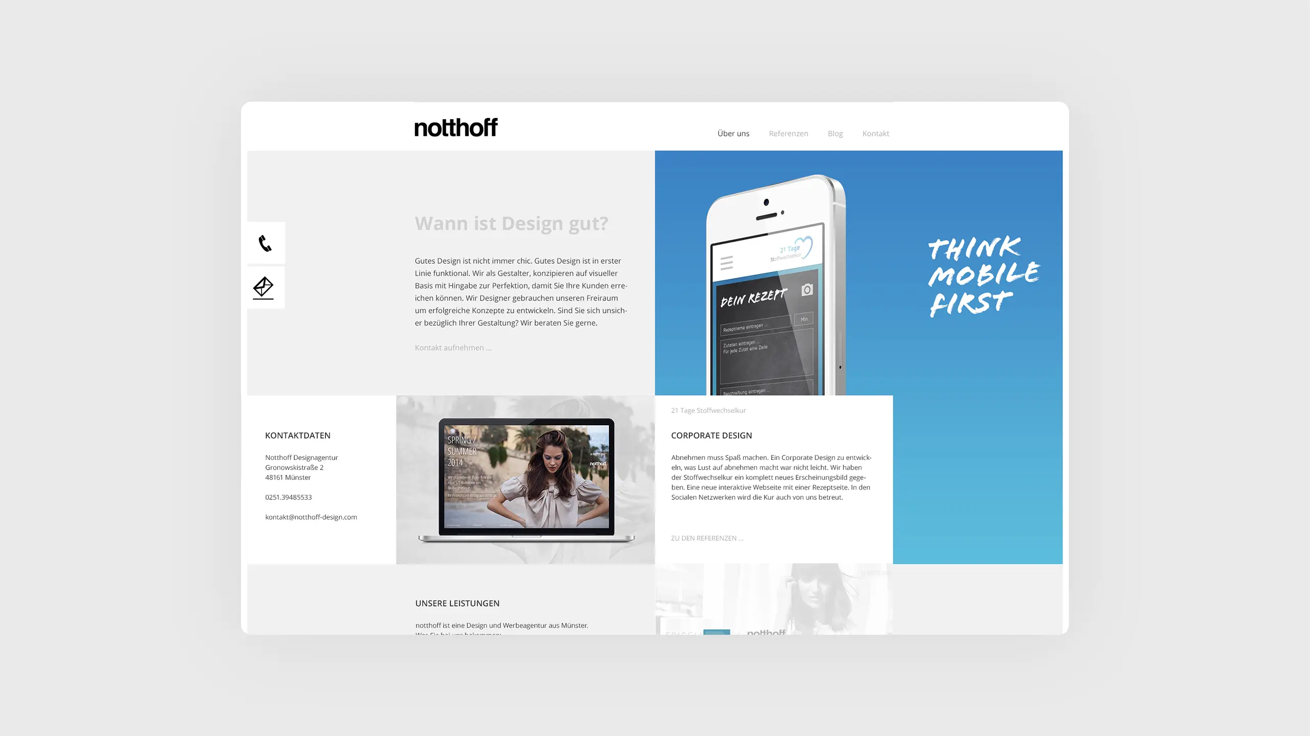 10 Jahre Agentur notthoff Website 2015