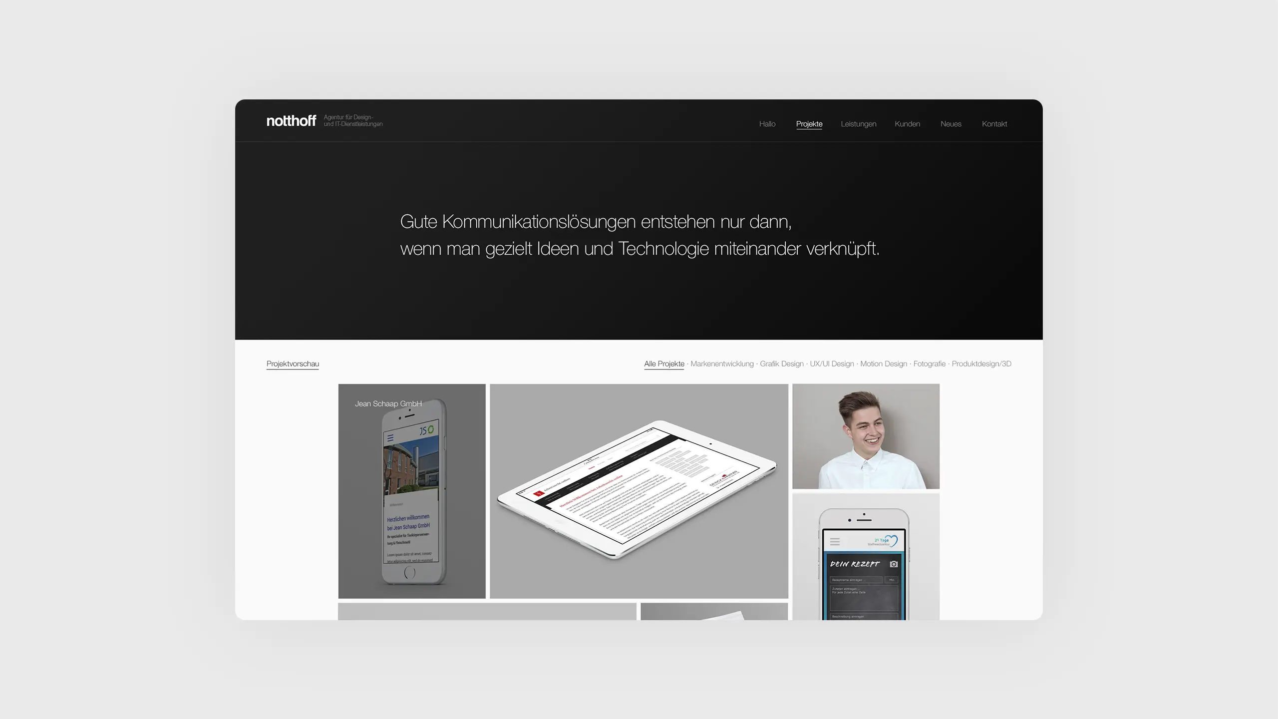10 Jahre Agentur notthoff Website 2016