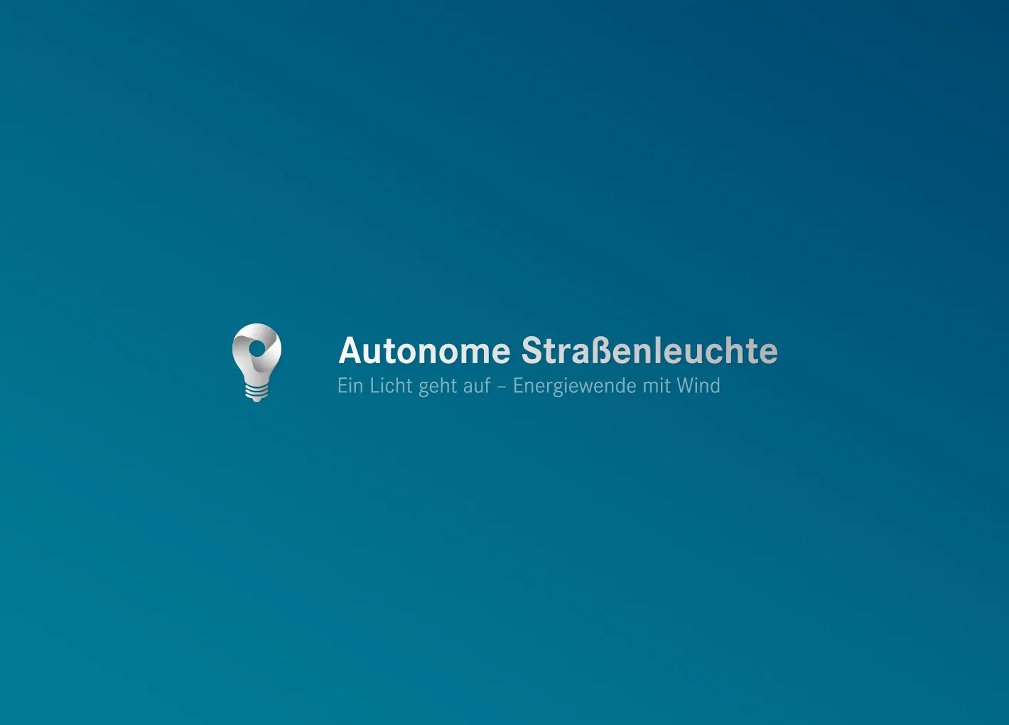 Autonome Strassenleuchte Notthoff Branding H 2