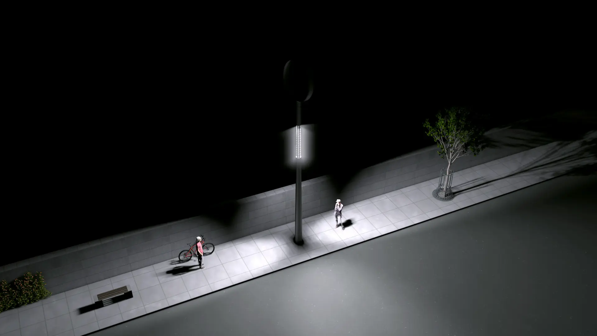 Autonome Strassenleuchte Notthoff Produktdesign H 6